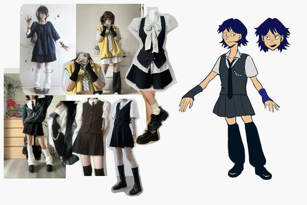 Pibi Pallas character design